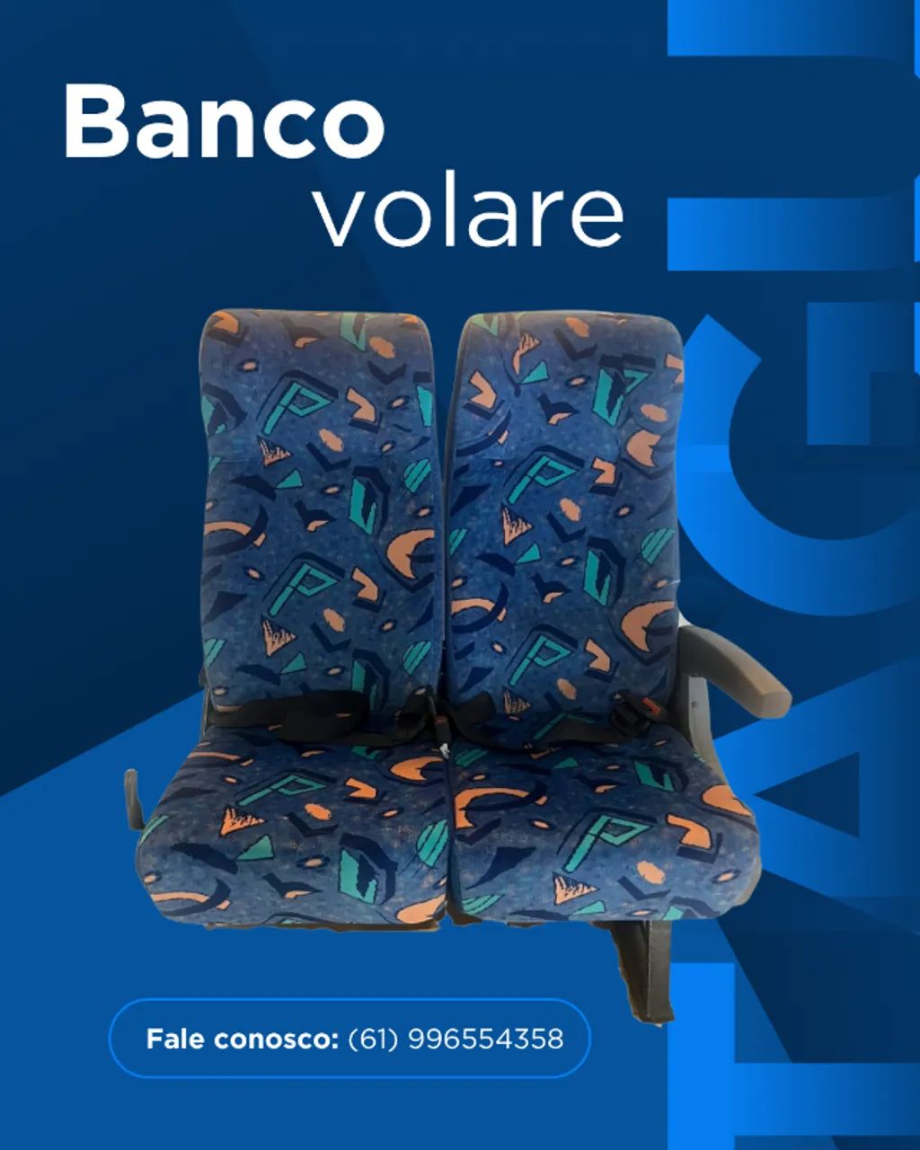 banco de onibus volare 