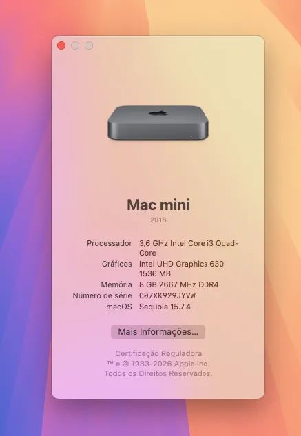 Mac mini 2018 i5 メモリ32GB SSD256GB Mac Mini 2018 | Mercado Livre