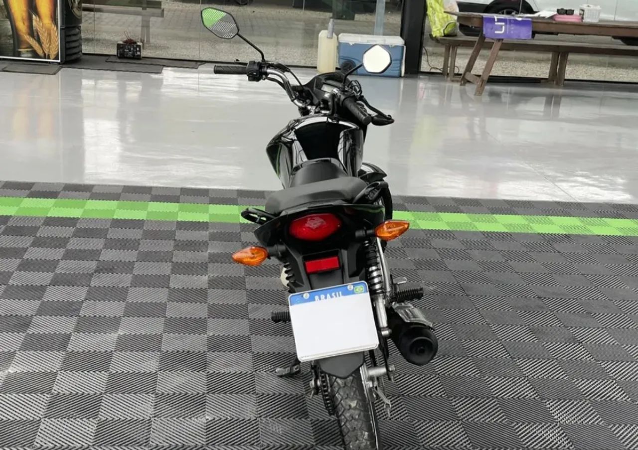 Honda CG 125I Fan - 2017 - Preta - Foto 4