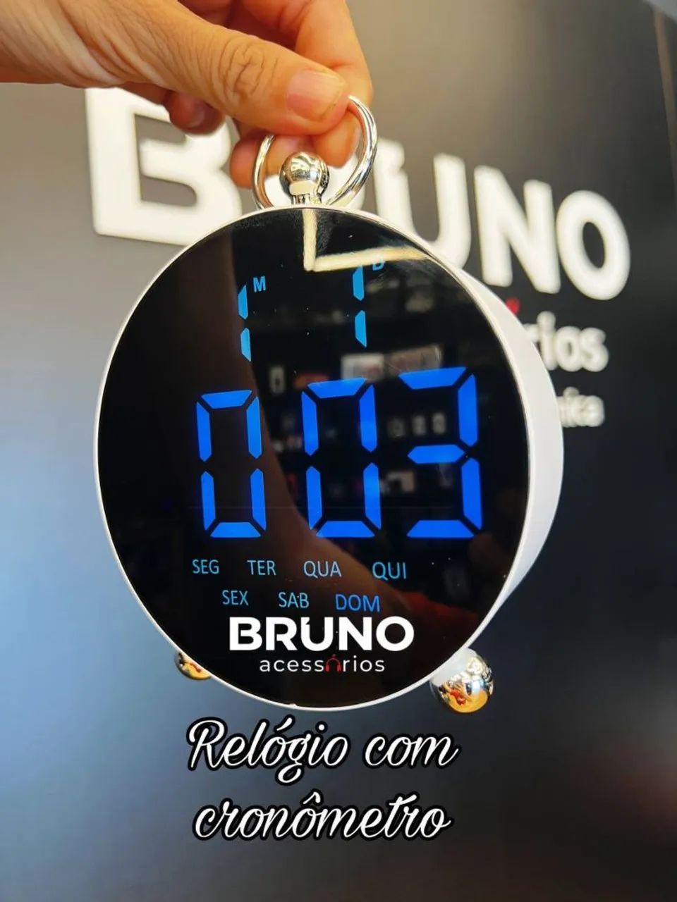 Relógio digital com cronômetro  - Foto 3