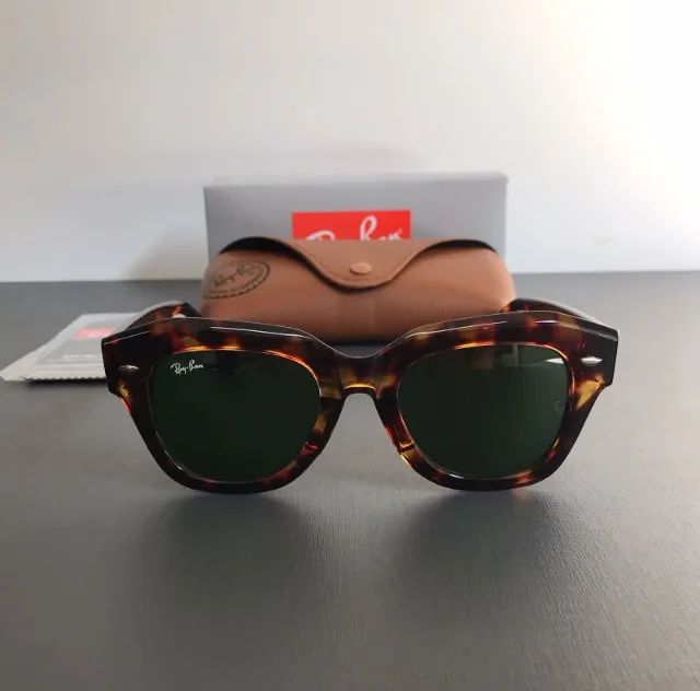 óculos de sol ray ban state street onça classic g15 - Foto 4