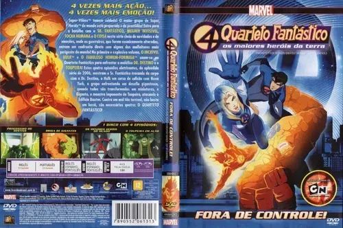 Dvds desenho Quarteto Fantástico. - Foto 2