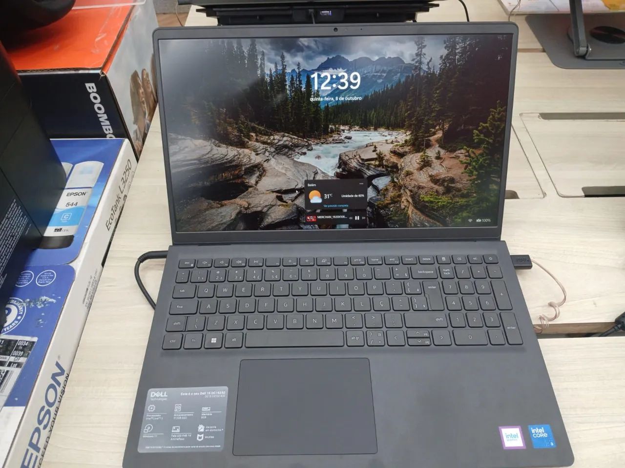Notebook DELL I3 8GB 512SSD