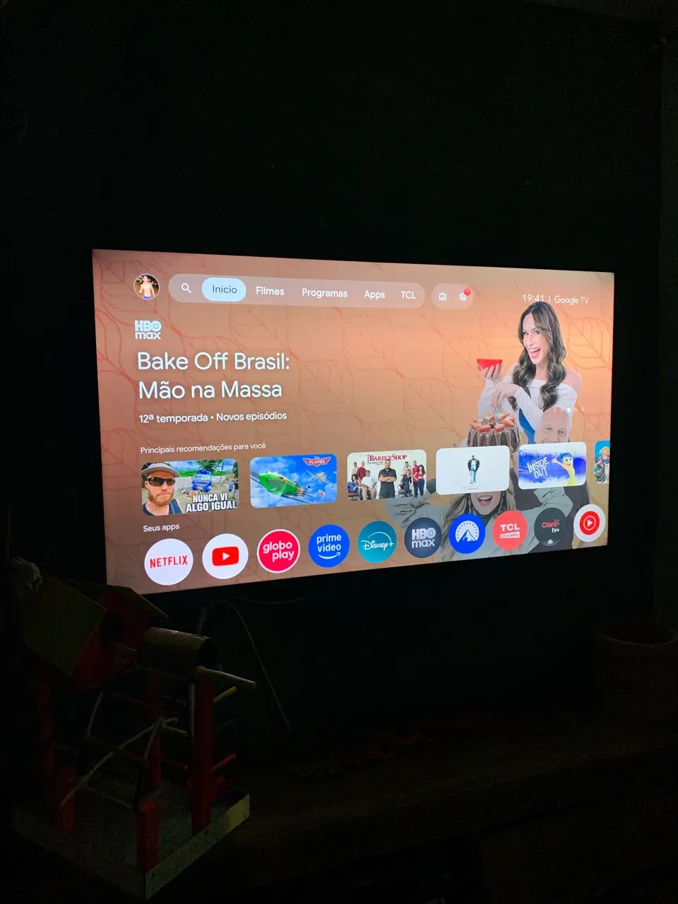 Tv smart TCL 65 polegadas Qled 4k Ultra hd Google tv e chromecast - Foto 2