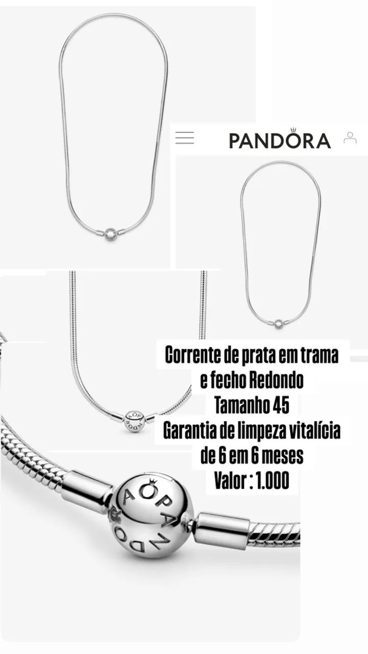 Colar Pandora 