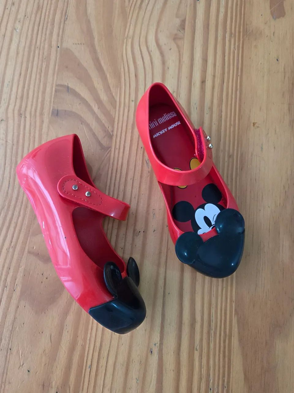 Sapatilha Mini Melissa X Mickey Mouse Vermelho 26/27 - Foto 6