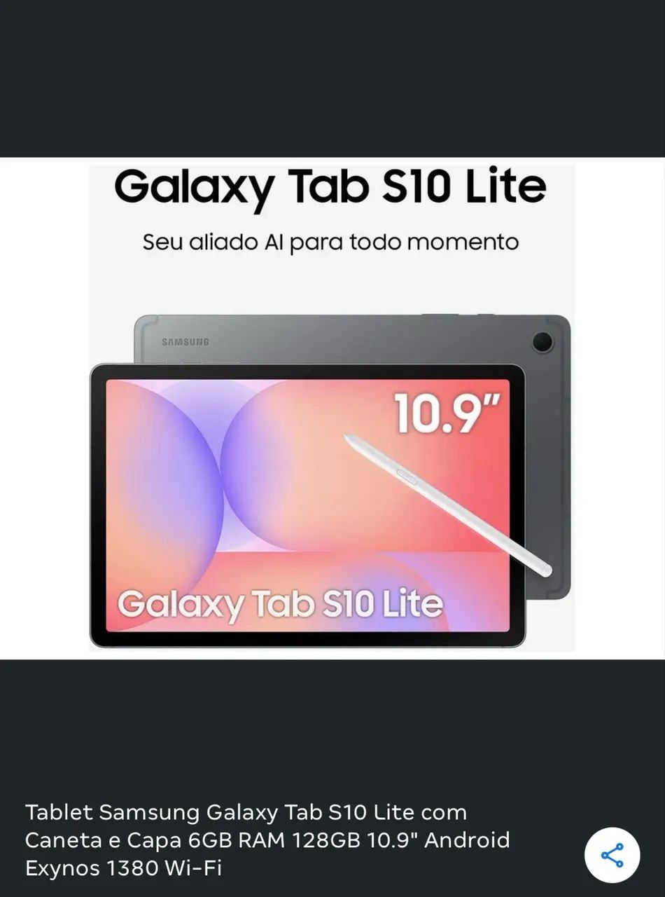Vende -se tablet da Samsung 