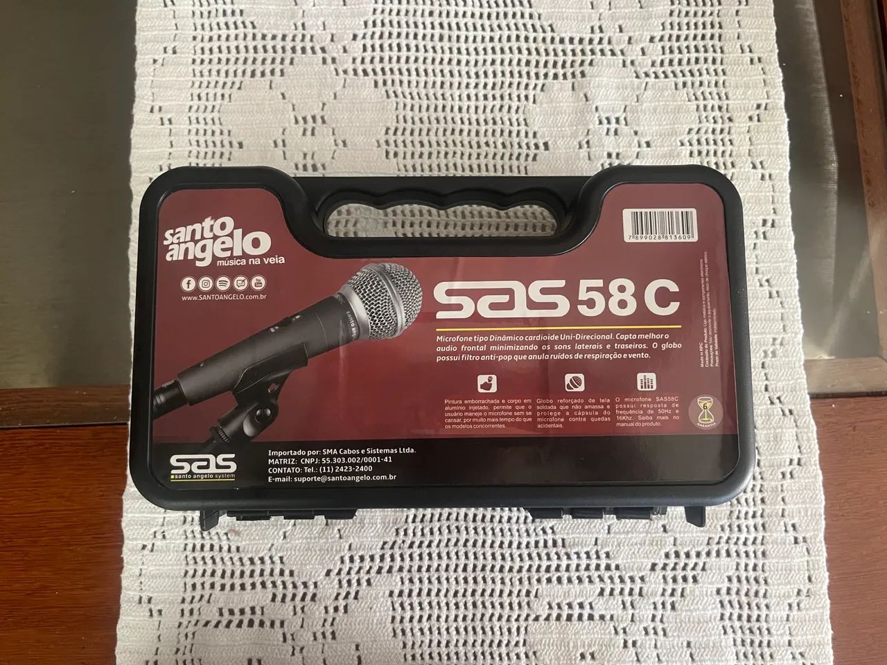 Microfone dinâmico SAS 58 C - Foto 4