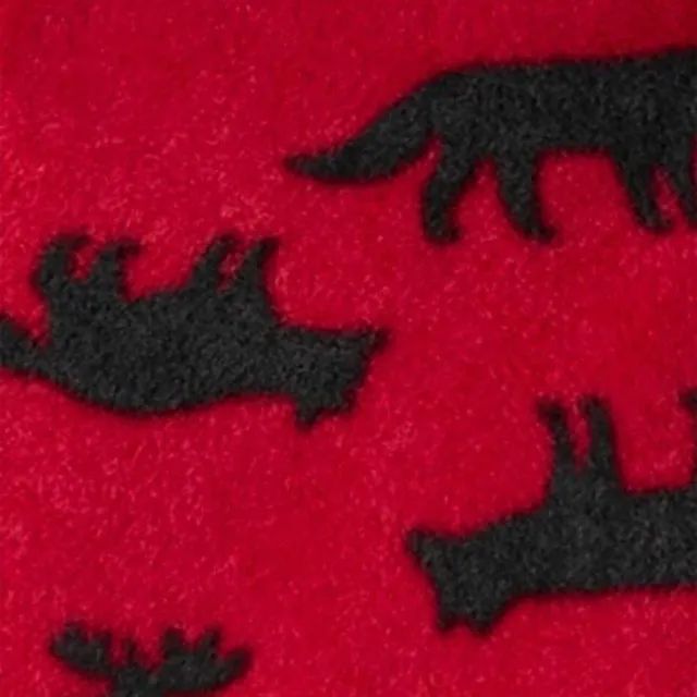 Carter's Fleece Macacão De Bebê Vermelho Com Capuz Estampa Bichinhos 18 Meses - Foto 2