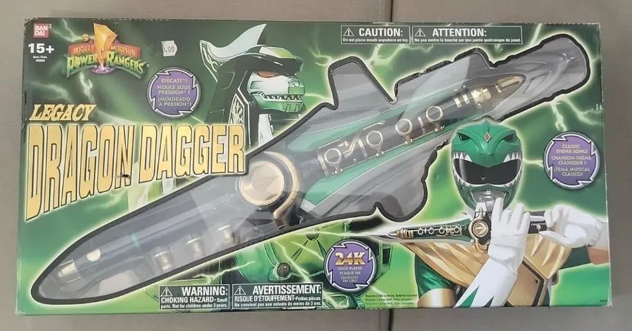 Power Rangers Legacy Dragon Dagger Bandai - Funcional + Caixa - Foto 3