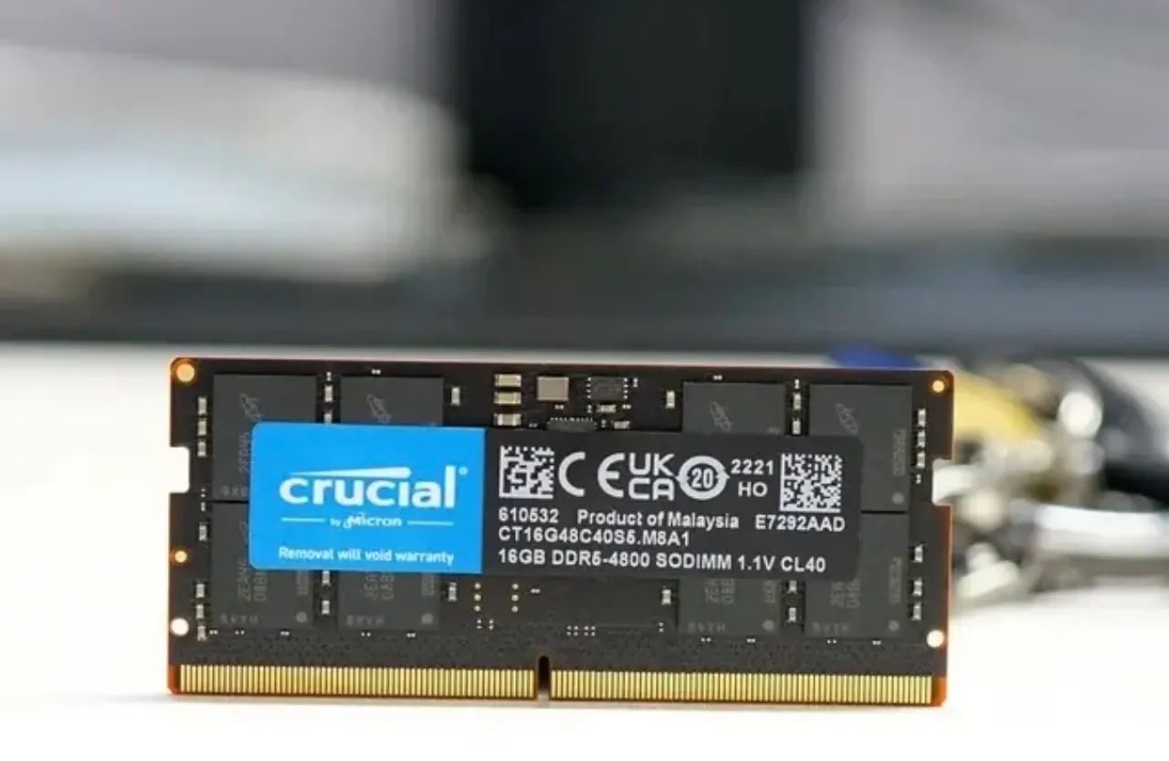 Memória DDR5 32GB 5600Mhz CRUCIAL - NOTEBOOK - Memória RAM