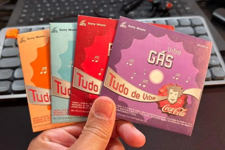 Coleção CD's Coca-Cola Pegue Sua Vibe