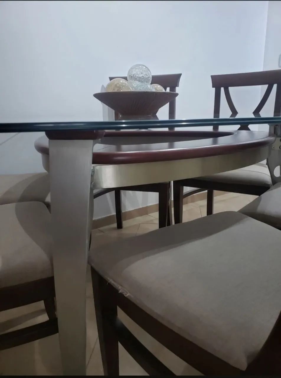Mesa de jantar com 6 cadeiras - Foto 3