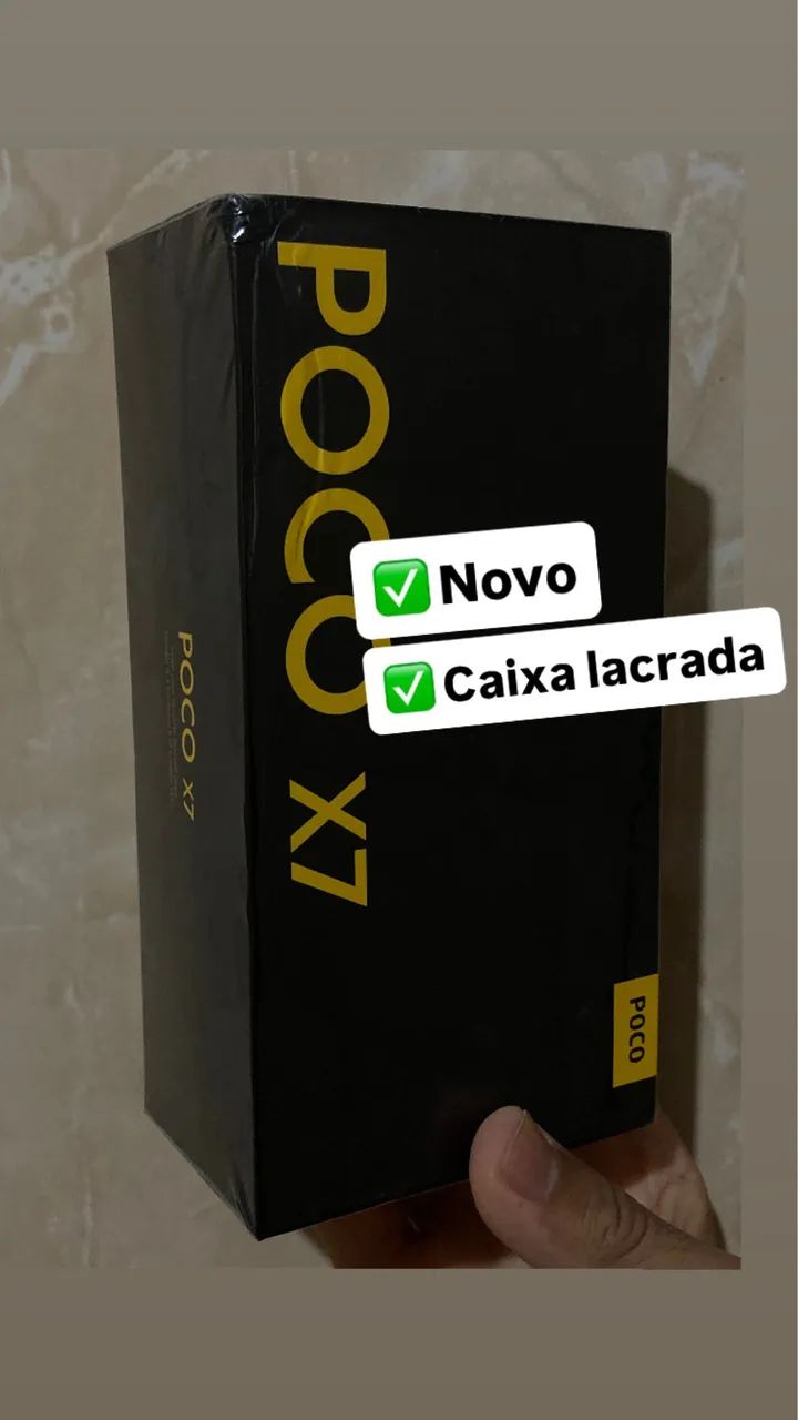 POCO X7 5G - 256gb / Novo / lacrado. - Celulares e Smartphones