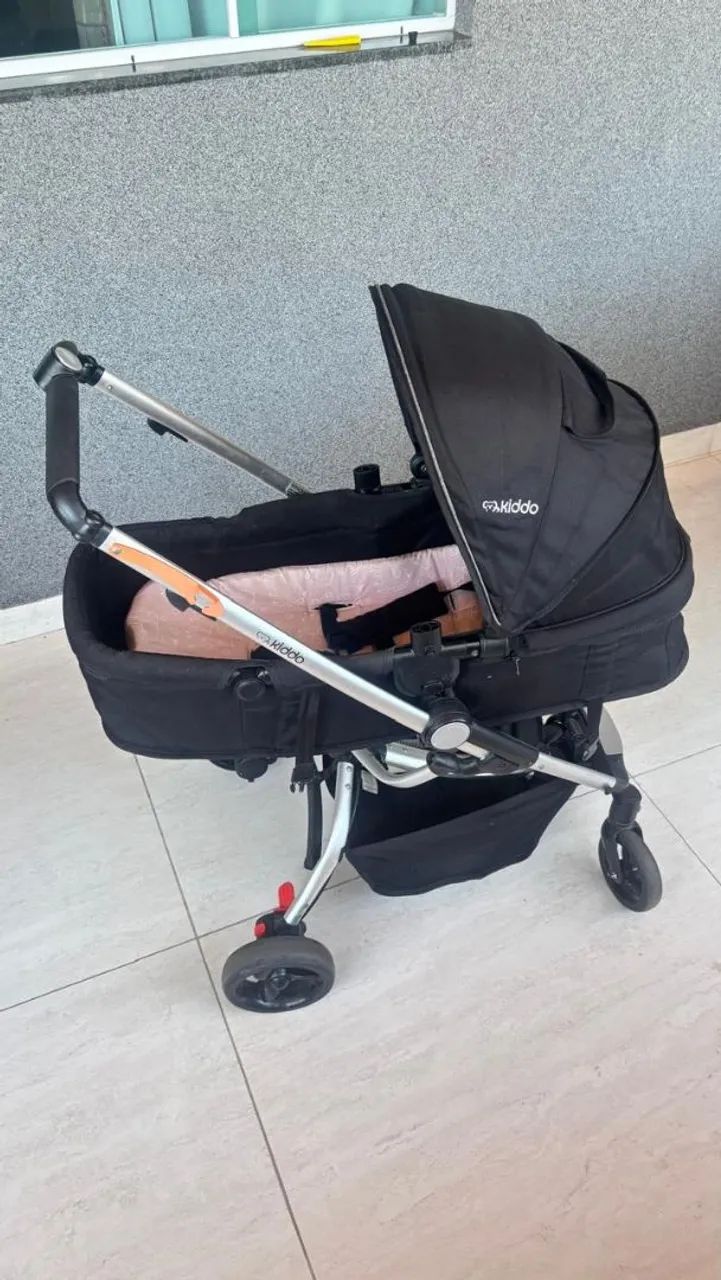 Carrinho de bebê kiddo com bebê conforto  - Foto 2