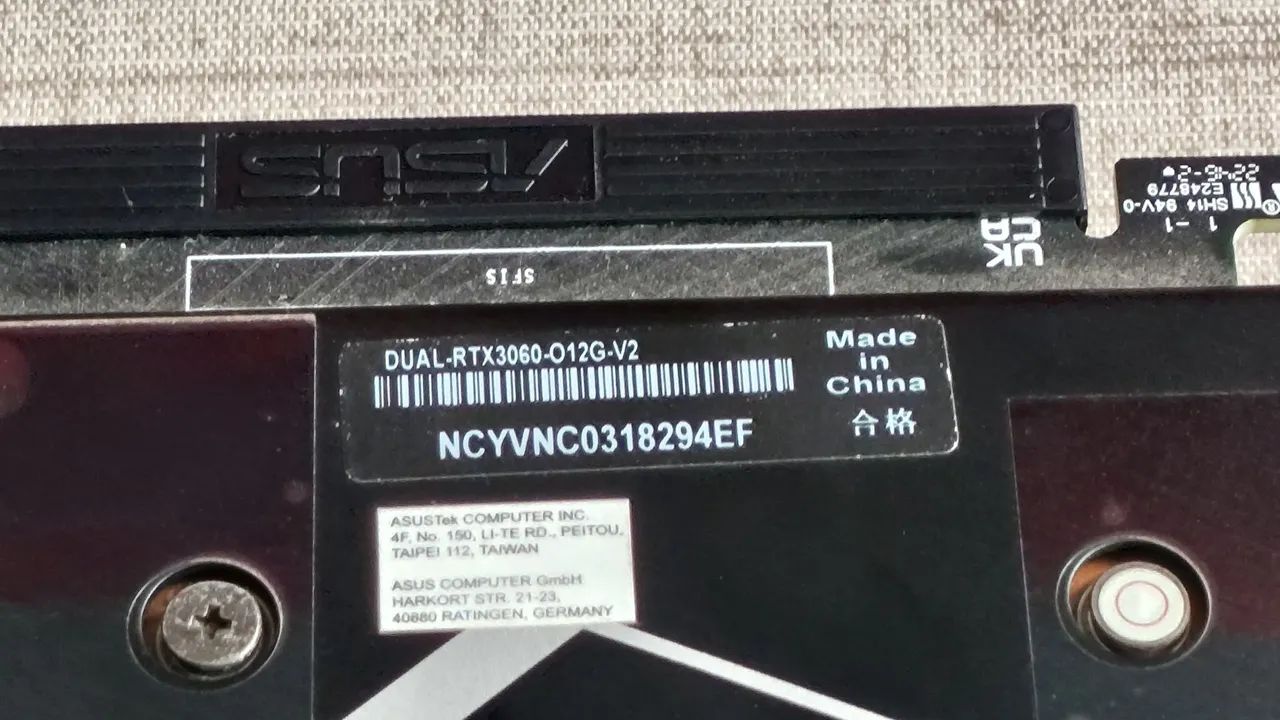 placa de vídeo rtx3060 12GB asus ddr6 - Foto 4