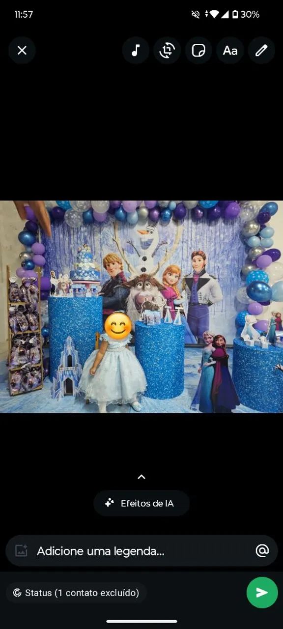 Decoração frozen - Foto 2