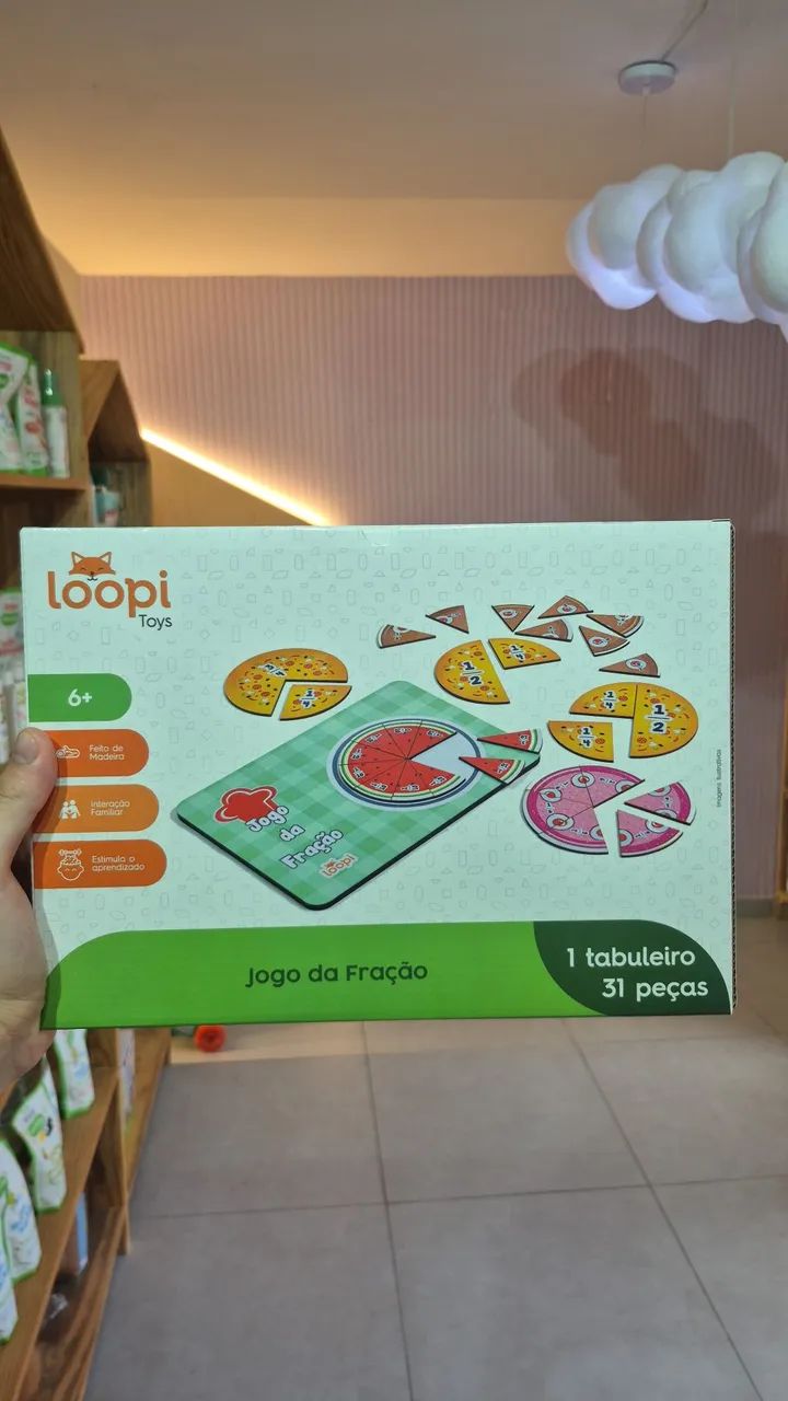 JOGO DA FRAÇÃO - LOOPI TOYS 