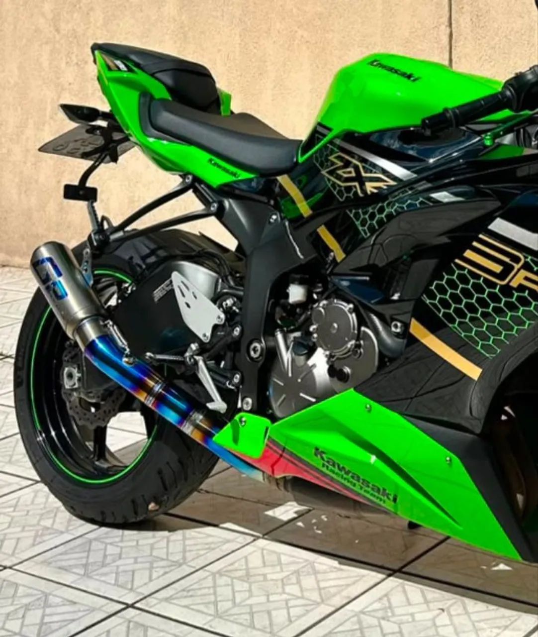 Escape lougan RS Kawasaki zx6r 636 - Peças para motos - Vila Nova