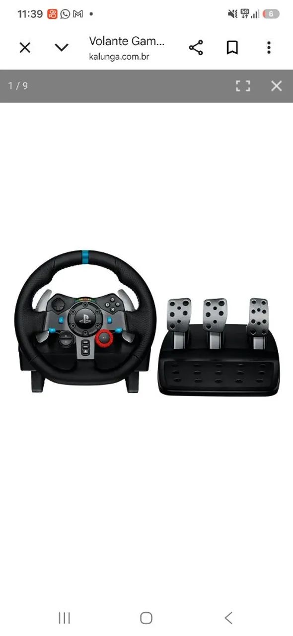 Volante e pedal ps5