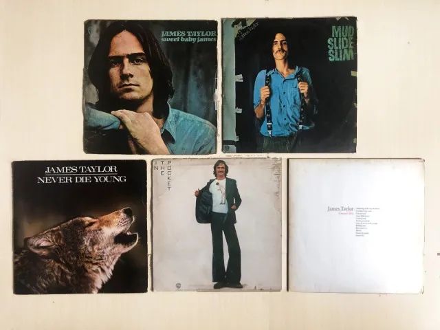 Coleção James Taylor LPs Vinil