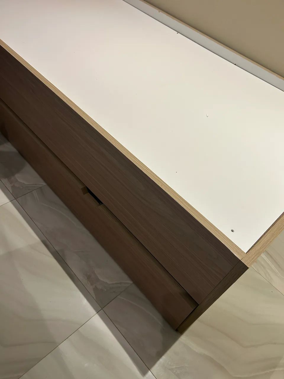 Cama de solteiro com bicama e gaveta - MDF (2 camas) - Foto 4