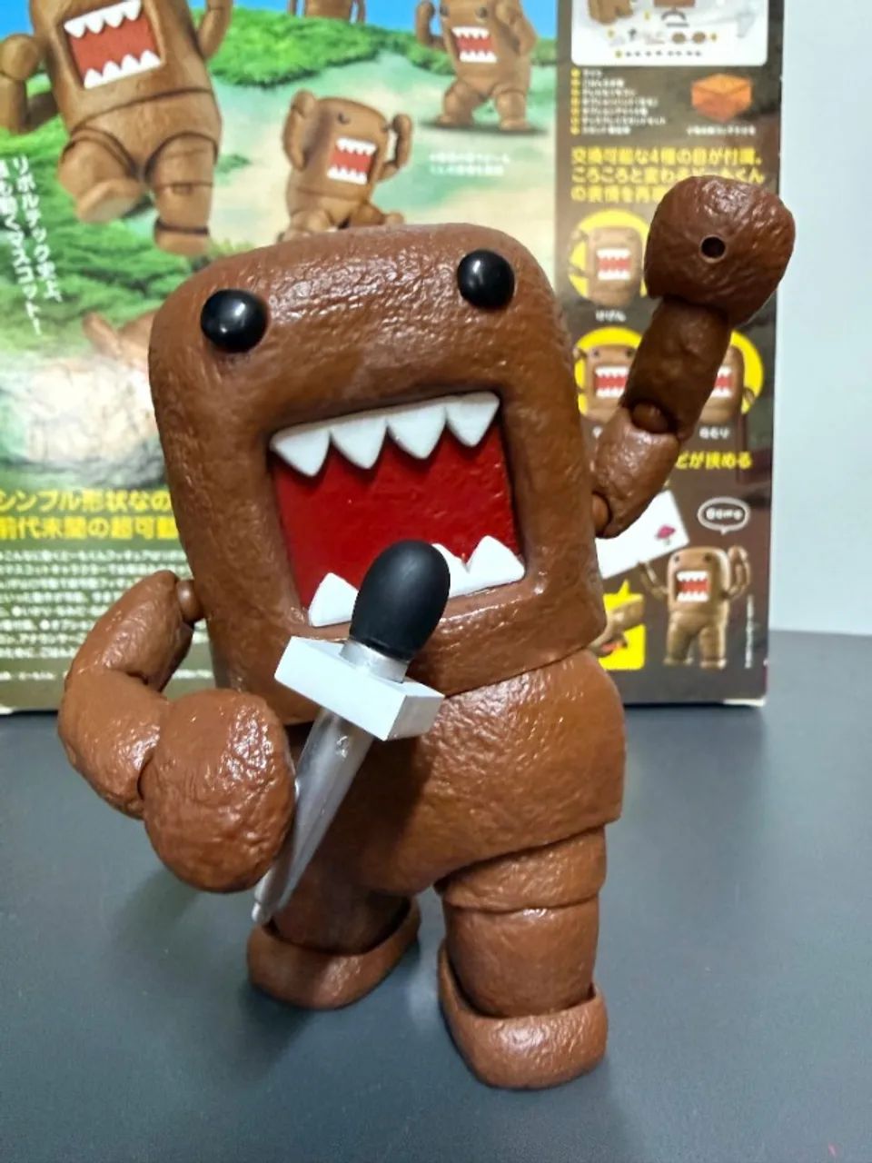 Domo - Kun Revoltech Action Figure Raro do Japão Boneco  - Foto 5