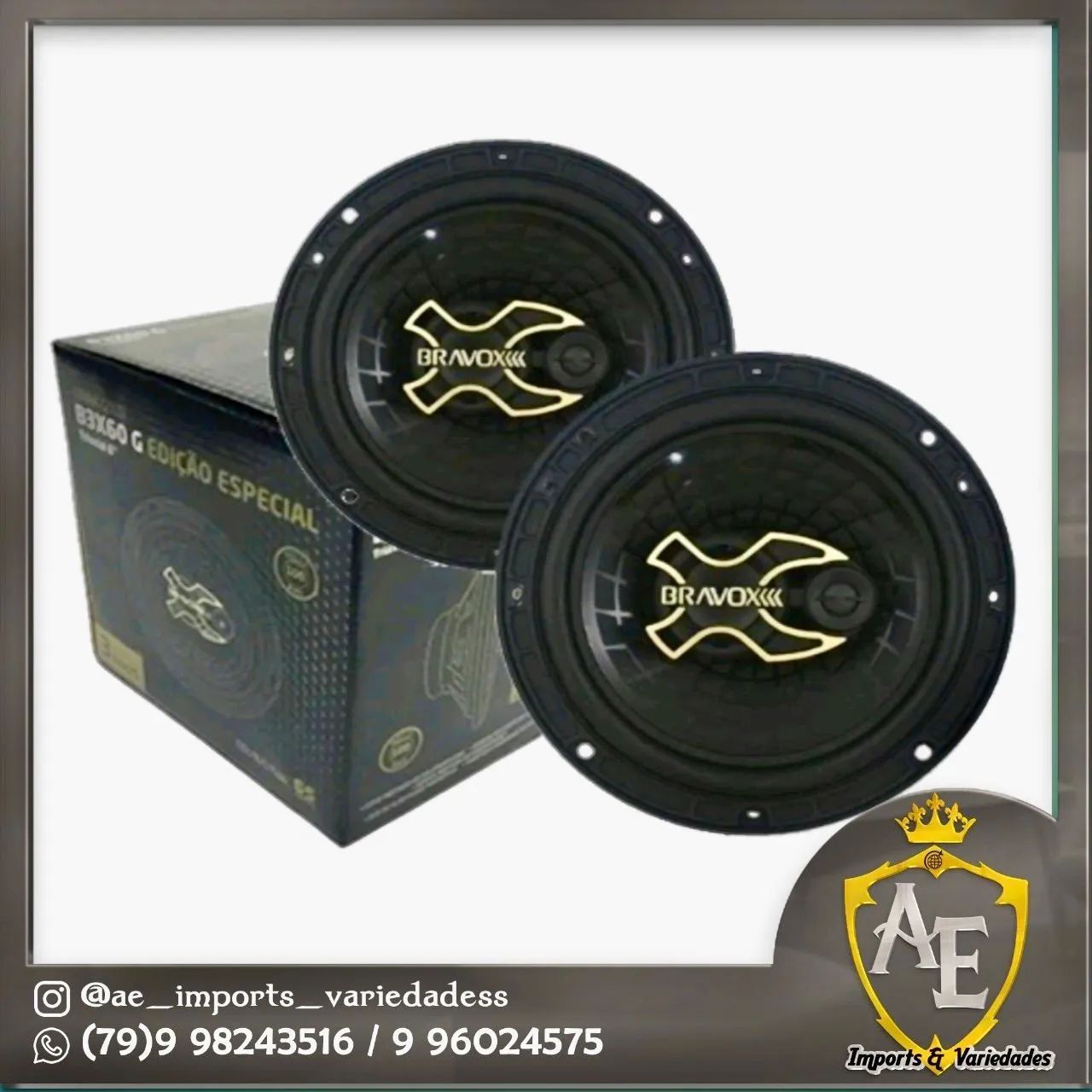 Alto falante 6 polegadas Bravox