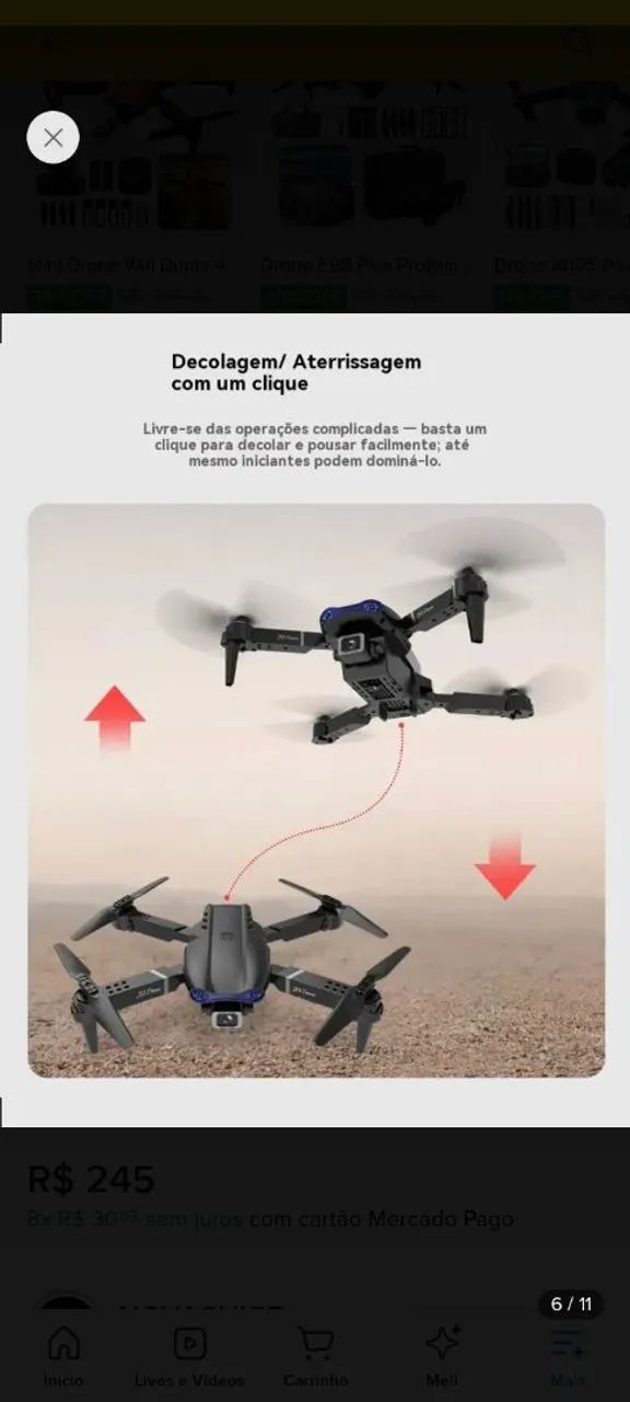 Vende-se drone novo - Foto 5