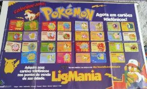 CARTÕES TELEFONICOS POKEMON