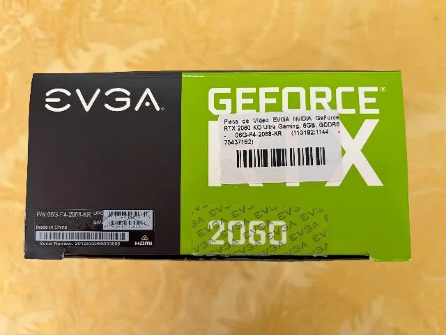 Placa de vídeo EVGA NVIDIA GeForce RTX 2060 KO Ultra 6GB (Na caixa) - Foto 6