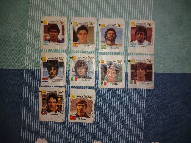 Figurinhas ping pong copa 1986 México. - Foto 2