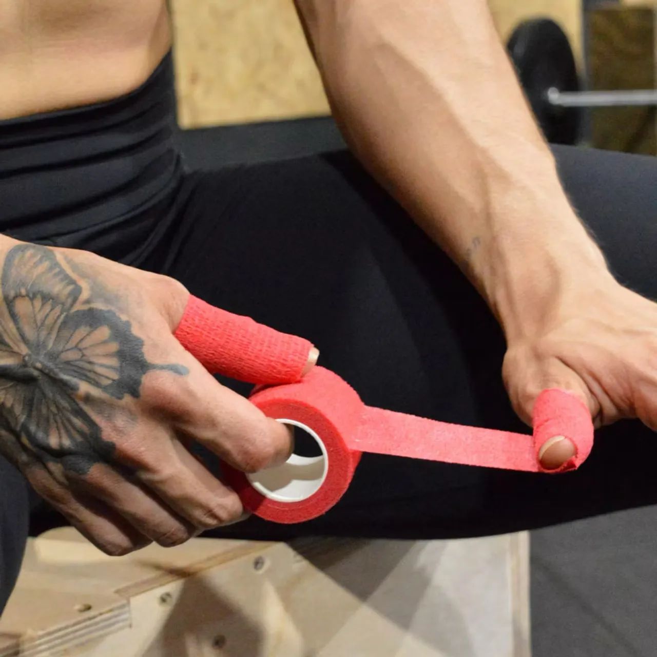 Thumb Tape - Fita Elástica - Crossfit - Proteção Mãos E Dedos - Bandagem  - Foto 3