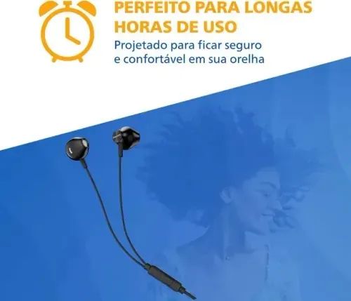 Fone de Ouvido Philips com Microfone - Preto - Foto 3