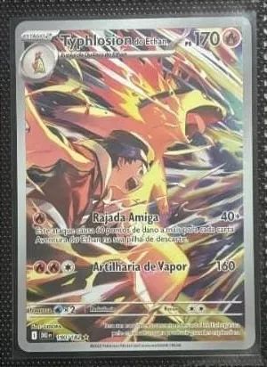 Carta Pokemon TCG - Typhlusion do Ethan 