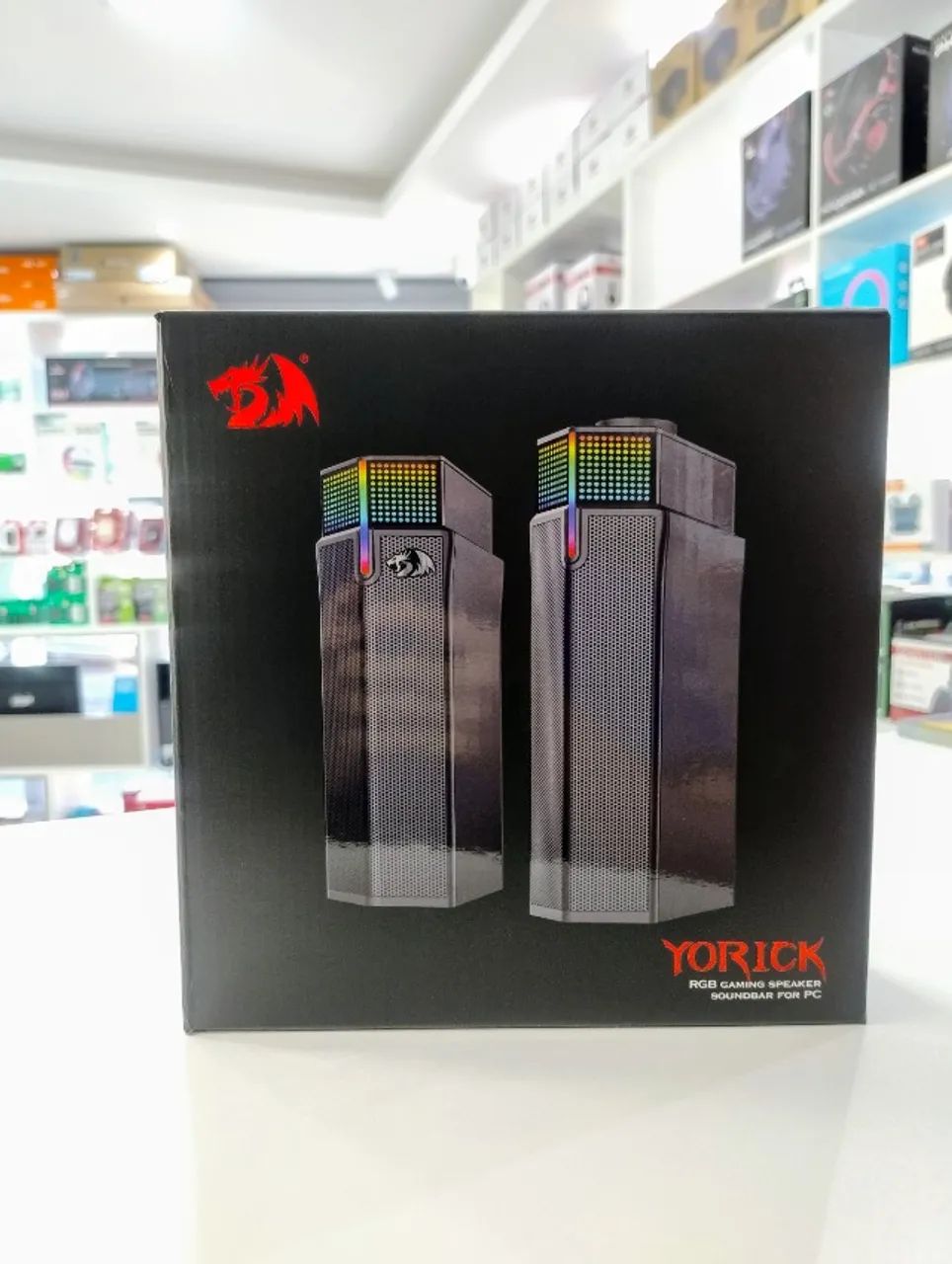 Caixa de Som Redragon Yorick RGB Bluetooth 5.3 2 Em 1 - Foto 5
