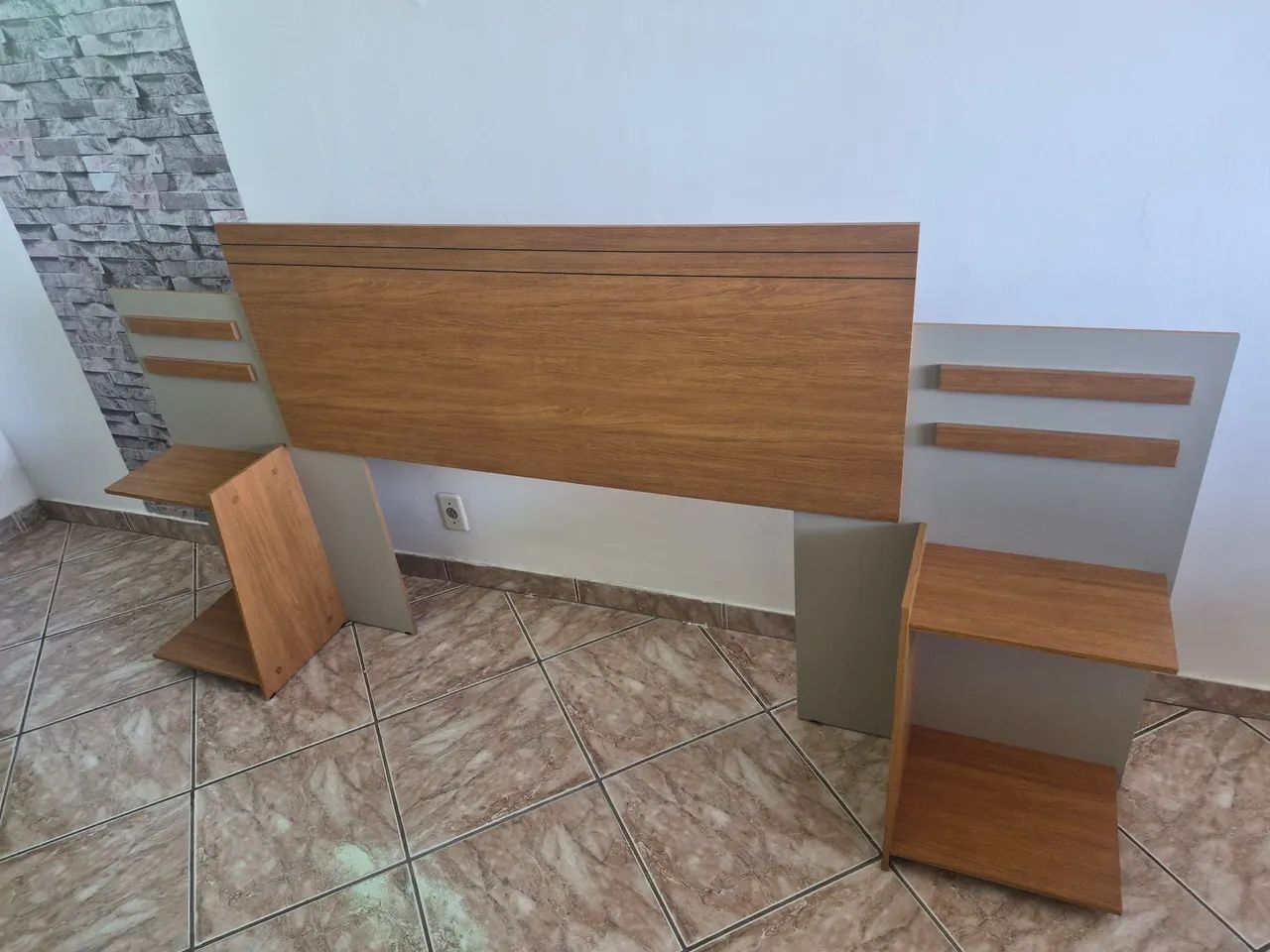CABECEIRA GRÉCIA PARA CAMA (NUNCA FOI USADA) - Foto 3