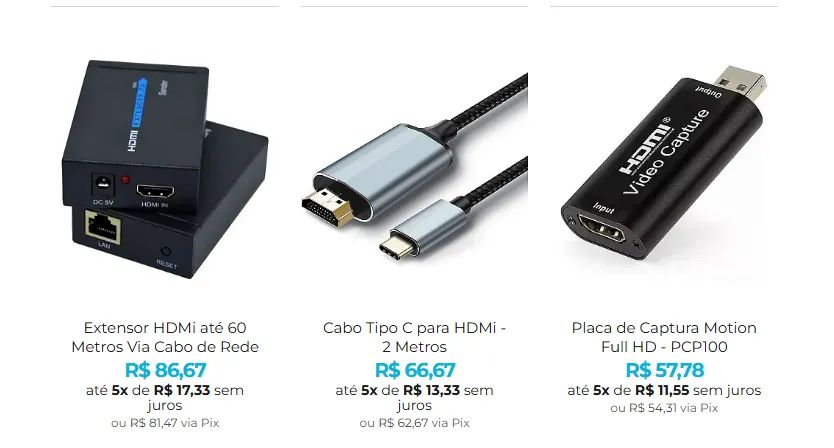 Adaptador de Vídeo: HDMi para VGA, Display Port, AV, Dvi e Muito Mais - Foto 3