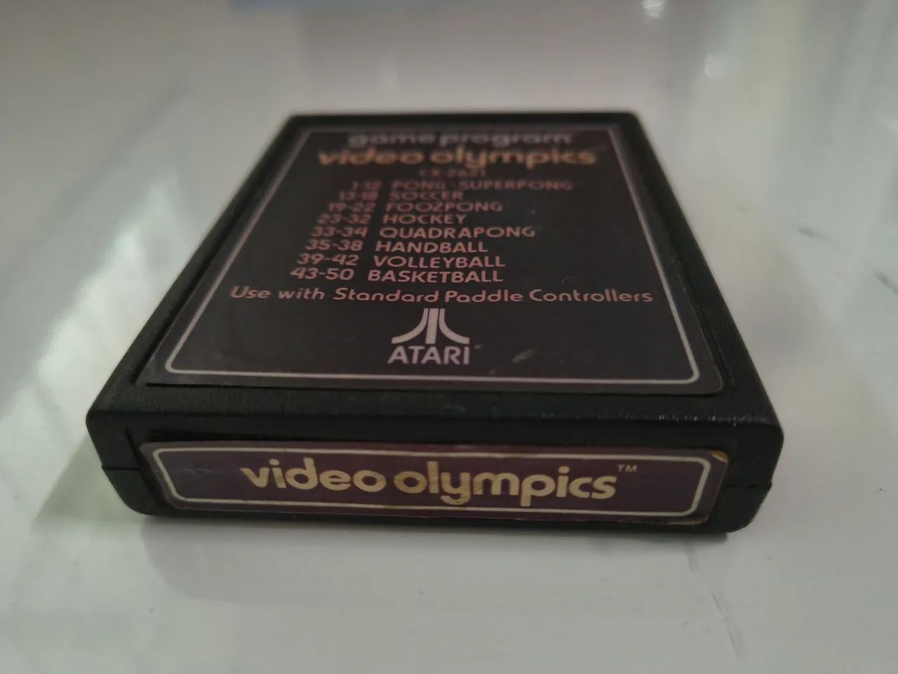 Cartucho VIDEO OLYMPICS Game Program ATARI 2600 - Foto 3
