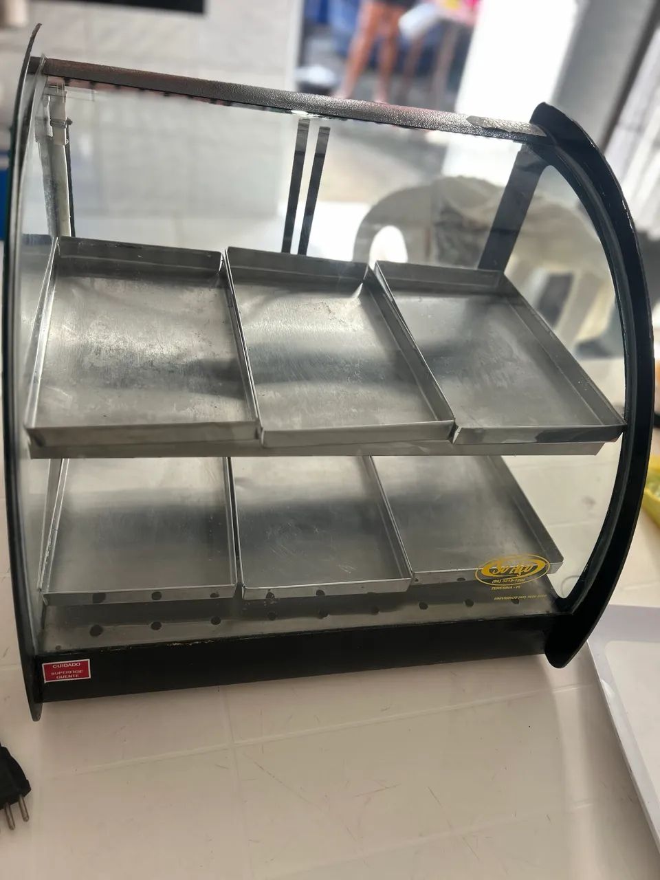 Estufa Aço Inox 6 Bandejas para Salgados - Foto 3