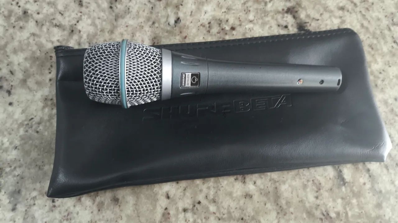 Microfone Shure Beta 87A condensador supercardioide