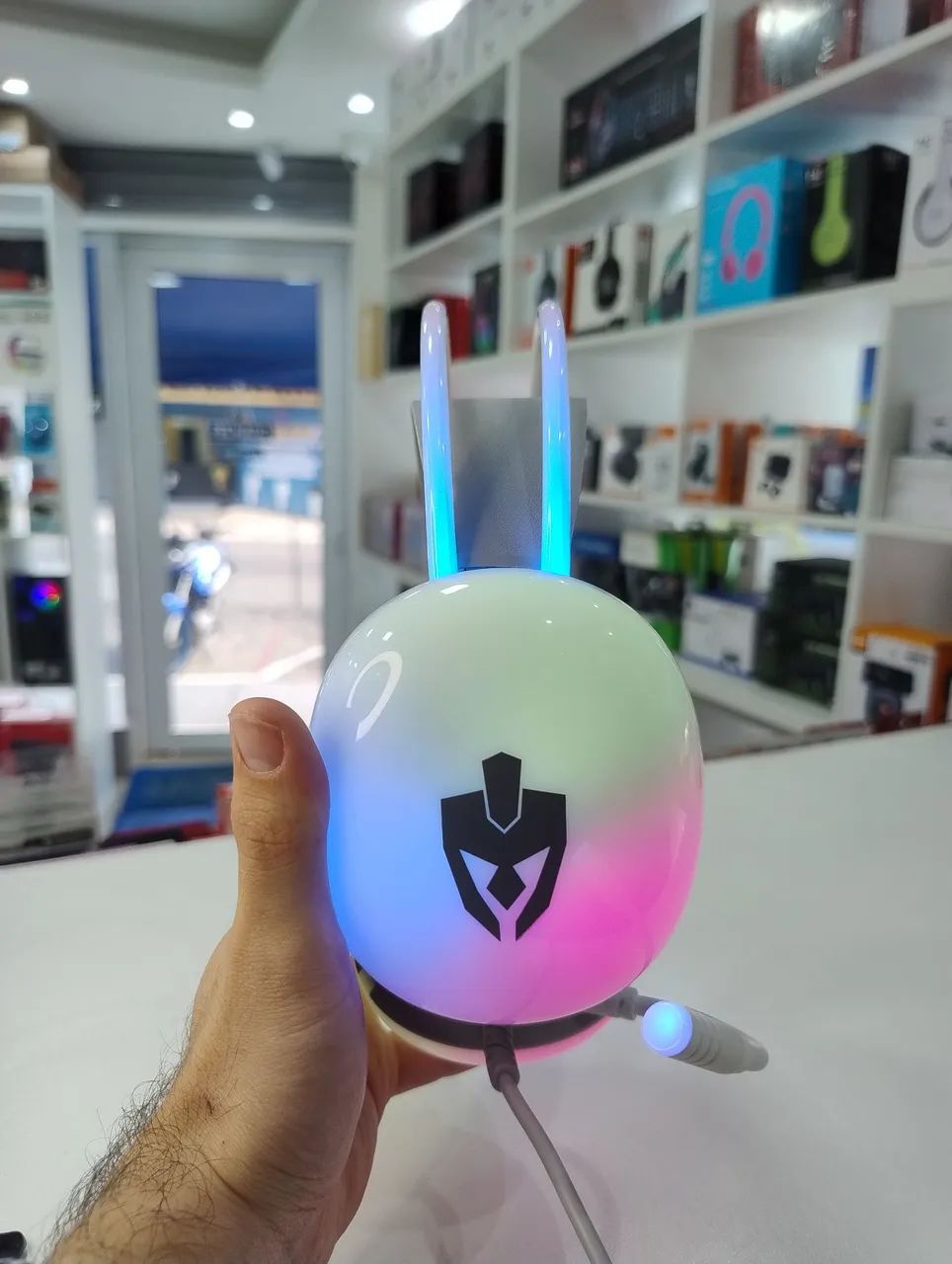 Headset Gamer Lumini Com Drivers 50mm E Iluminação