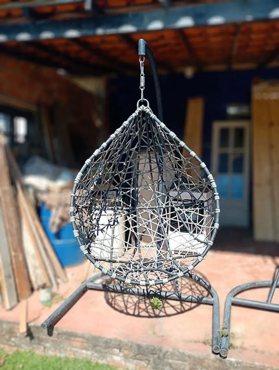 Balanço com suporte com do estofado a escolha do cliente - Foto 2