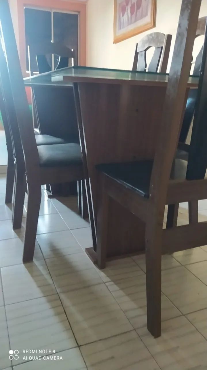 Mesa de jantar com 6 cadeiras - Foto 4