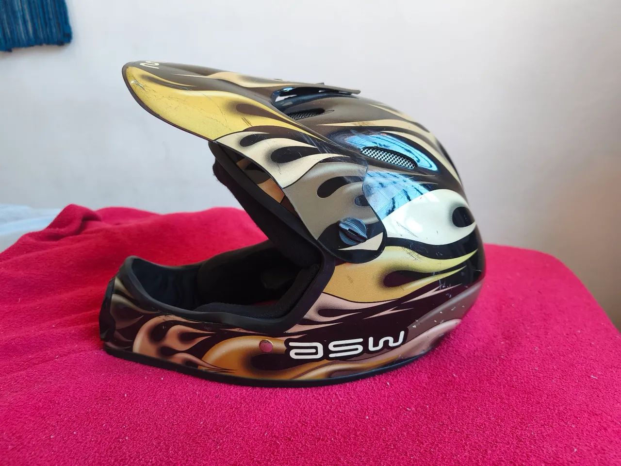 Capacete Downhill ASW Flame 