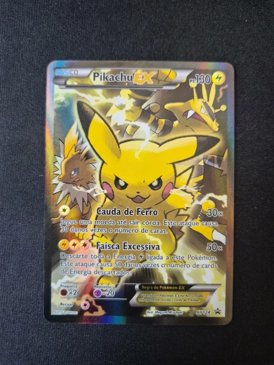 Carta Pokemon - Pikachu-EX (XY124) SP