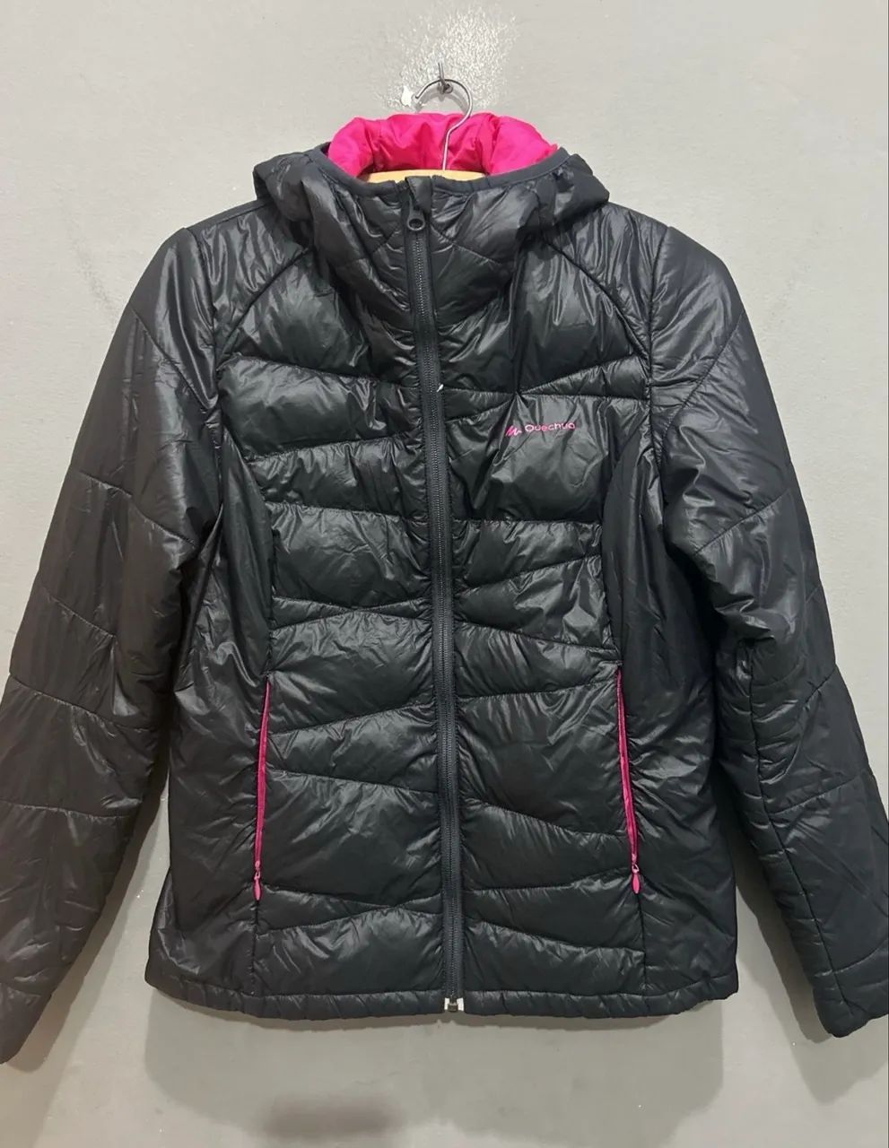 jaqueta puffer quechua preta m