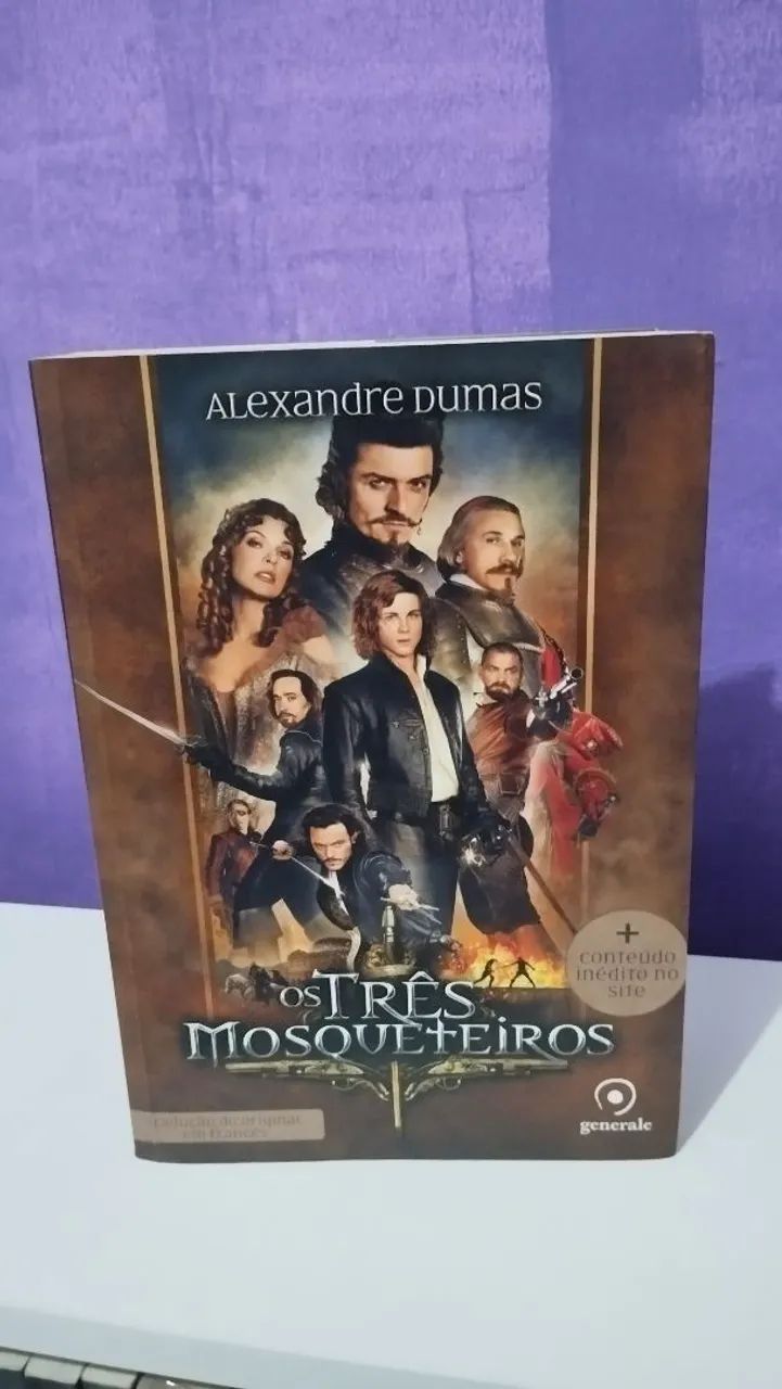 Livro Os Três Mosqueteiros (Capa do Filme)