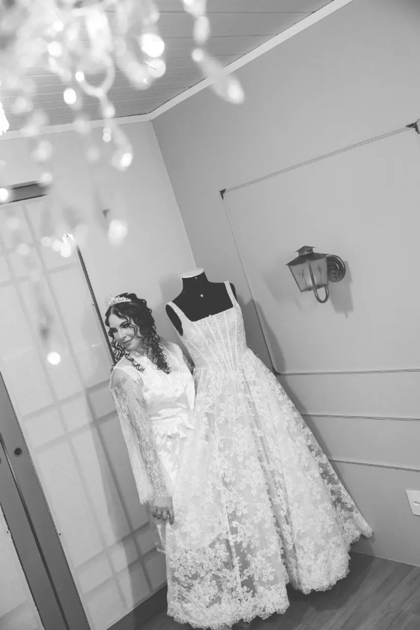 Vestido de noiva champanhe  - Foto 5