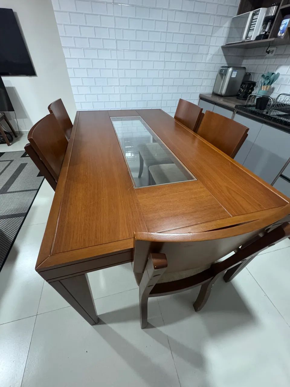 Mesa de jantar 6 lugares 